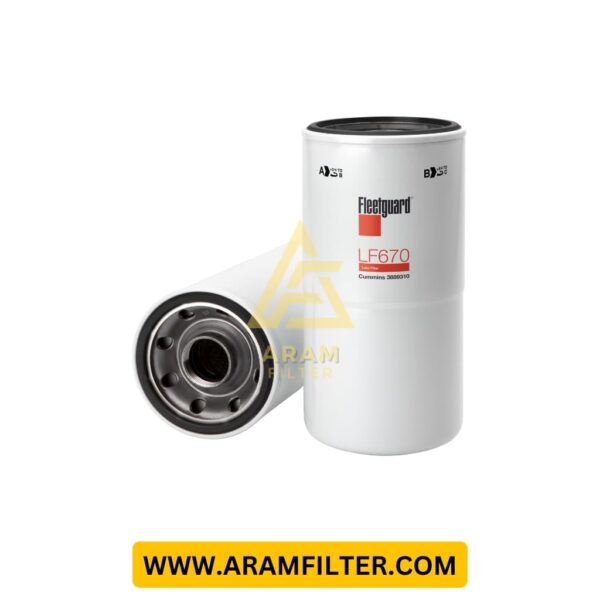 فیلتر روغن Fleetguard مدل LF670