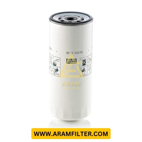 فیلتر روغن W11102/36 اصلی مان